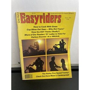 Easyriders #57 March 1978 Motorcycle Magazine David Mann Centerfold Harley